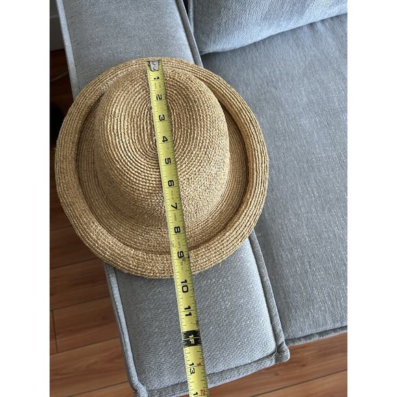 Helen Kaminski Handmade Raffia Hat Natural Australia Cottagecore